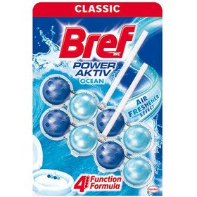 خوشبو کننده Bref توالت فرنگی با رایحه اقیانوس 8 عددی وارداتی اورجینال
