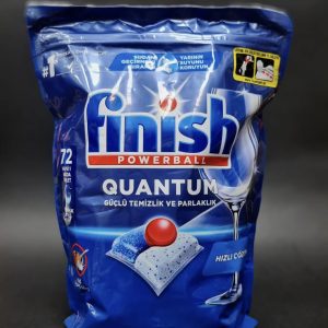 قرص ماشین ظرفشویی فینیش مدل Quantum Poweerball بسته 72 عددی وارداتی اورجینال