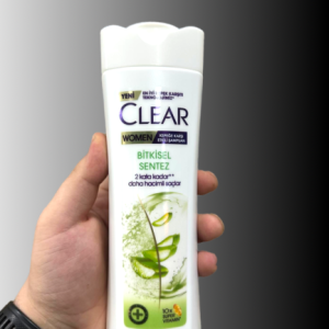 شامپو ضد شوره و حجم دهنده زنانه کلیر Clear مدل Bitkisel Sentez حاوی آلوئه ورا حجم 350 میل